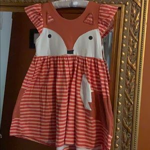Little Girls Fox Dress